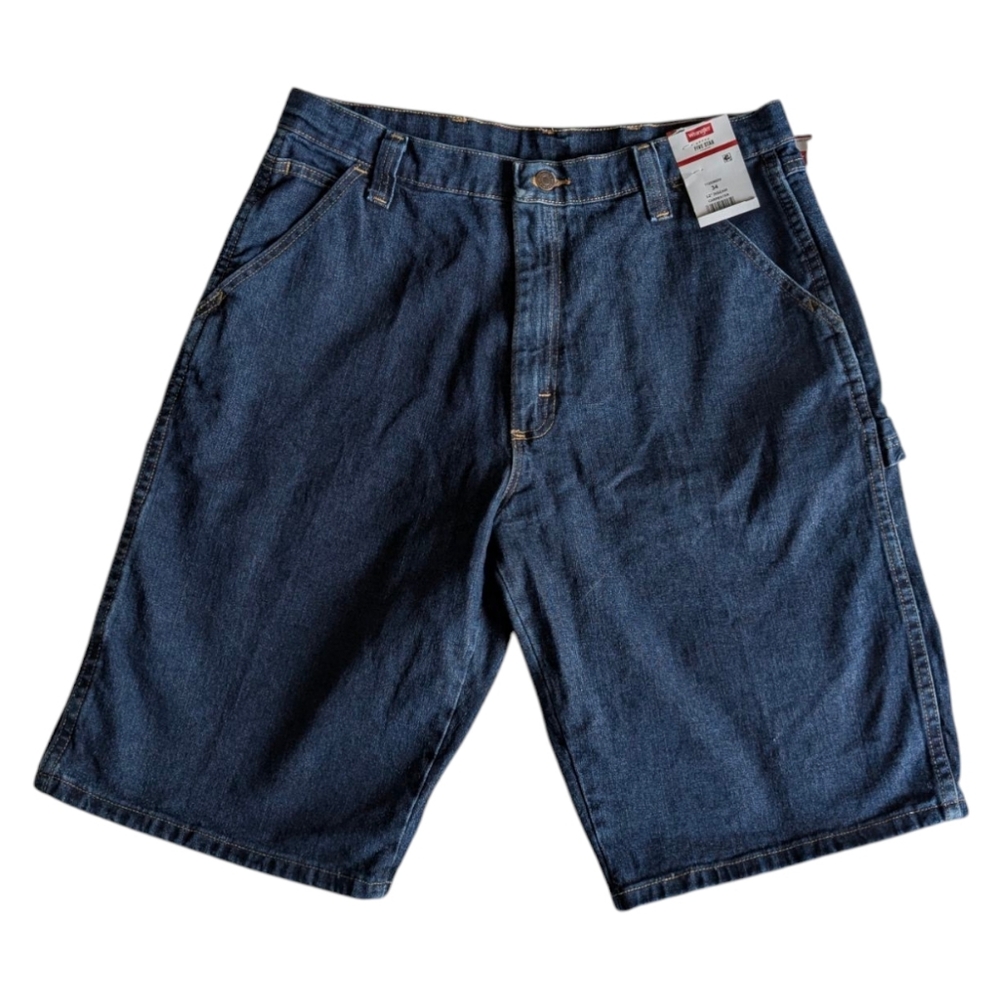 Wrangler Blue Jean Shorts with Classic Comfort and Relaxed Fit